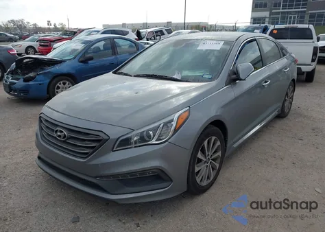 2015 Hyundai Sonata Sport z USA, uszkodzony, nr VIN 5NPE34AF7FH097197